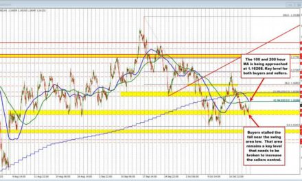 EURUSD Technicals: The EURUSD is trading to a new high after support held on the downside.